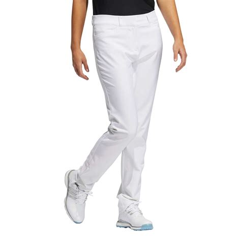 adidas golfhose weiß|Weiße adidas Golfhosen für den Tag auf dem Golfplatz .